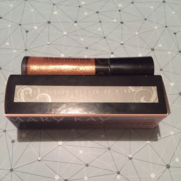 X SOLD X NIB Mary Kay Beach Bronze Lip Gloss - Picture 2 of 6